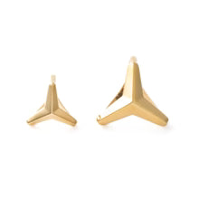Three Pointed Star Large Ear Cuff
