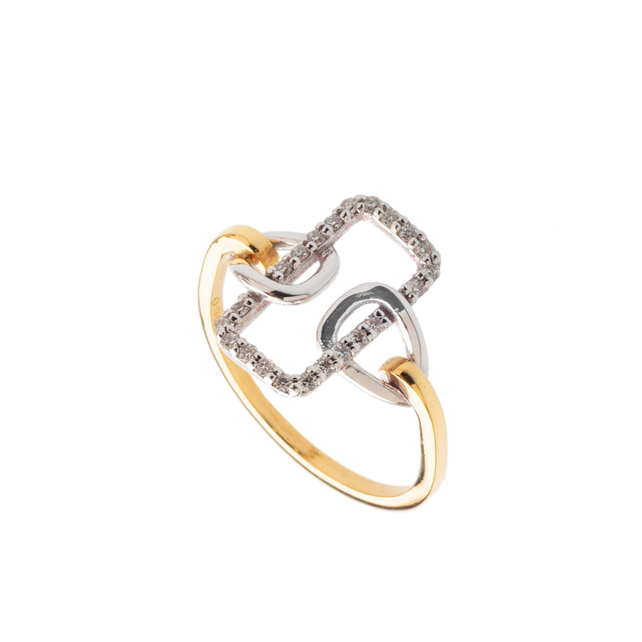 Gold Ring with Diamonds