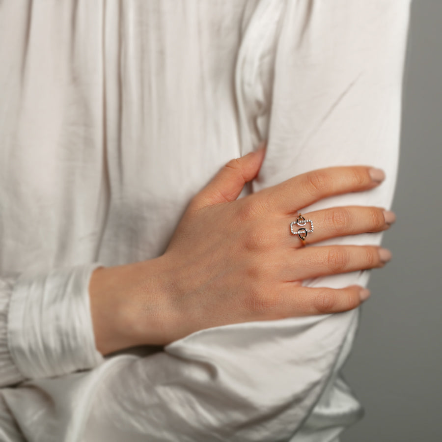 Gold Ring with Diamonds