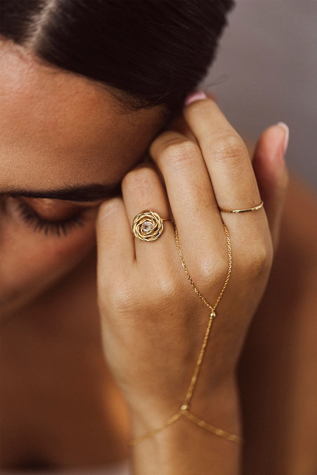 Medium Rosa Ring