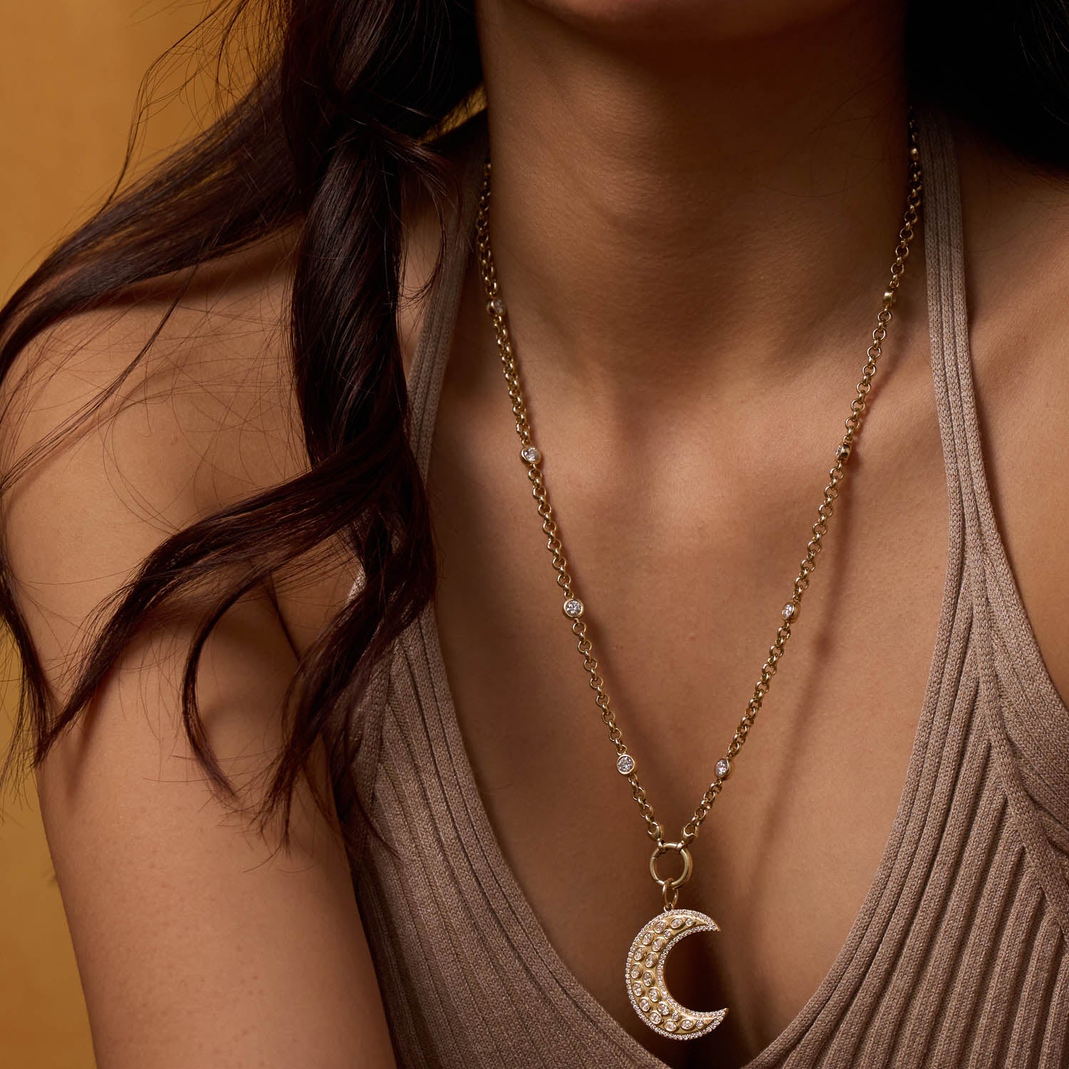 Maneskine Diamond Moon Charm