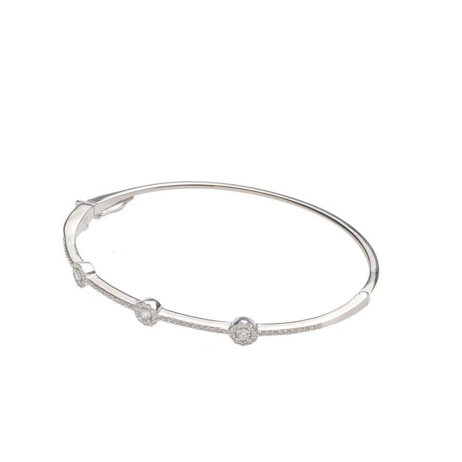 White Gold Bracelet with Diamonds