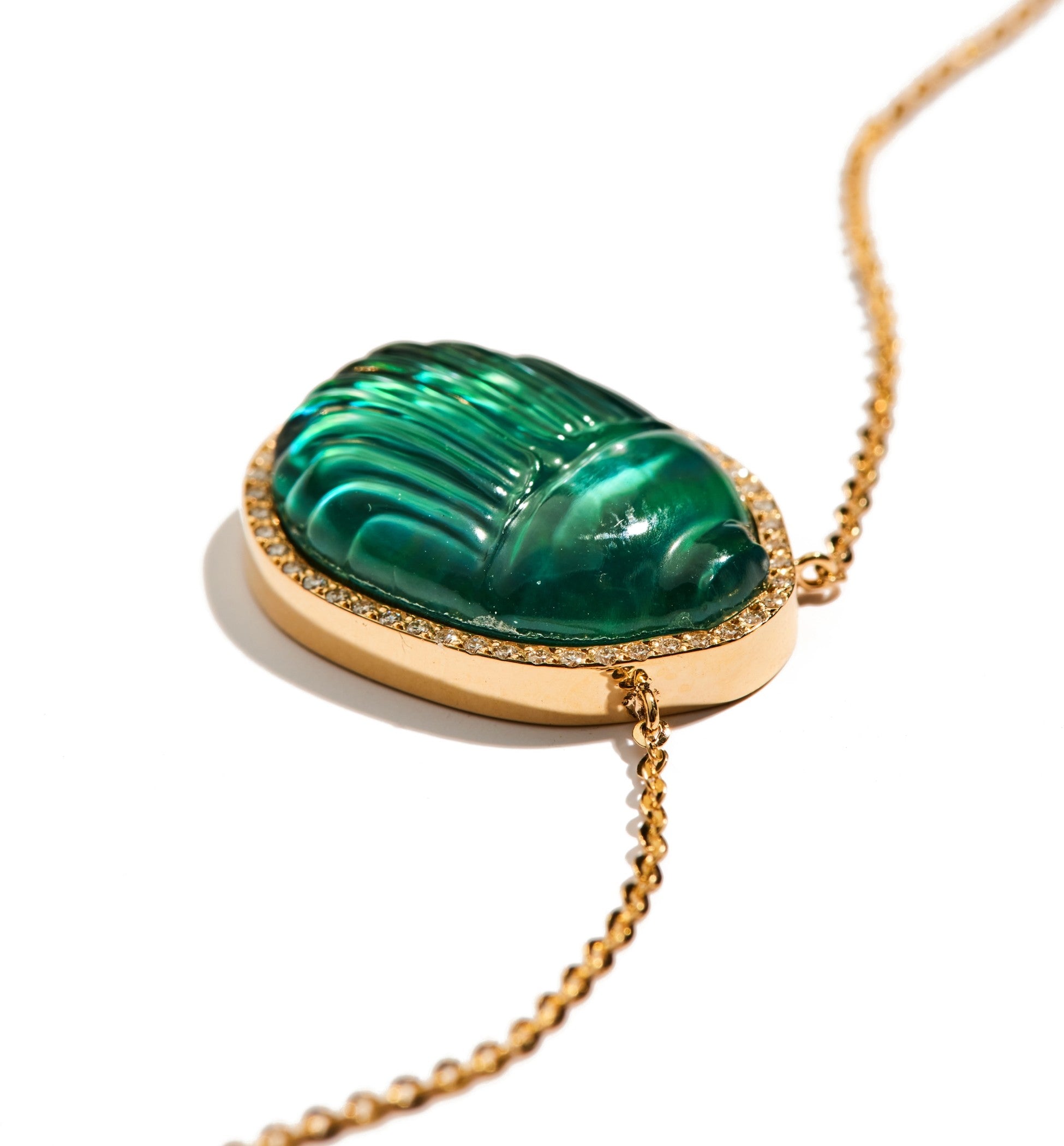 Small Gola Diamond Necklace