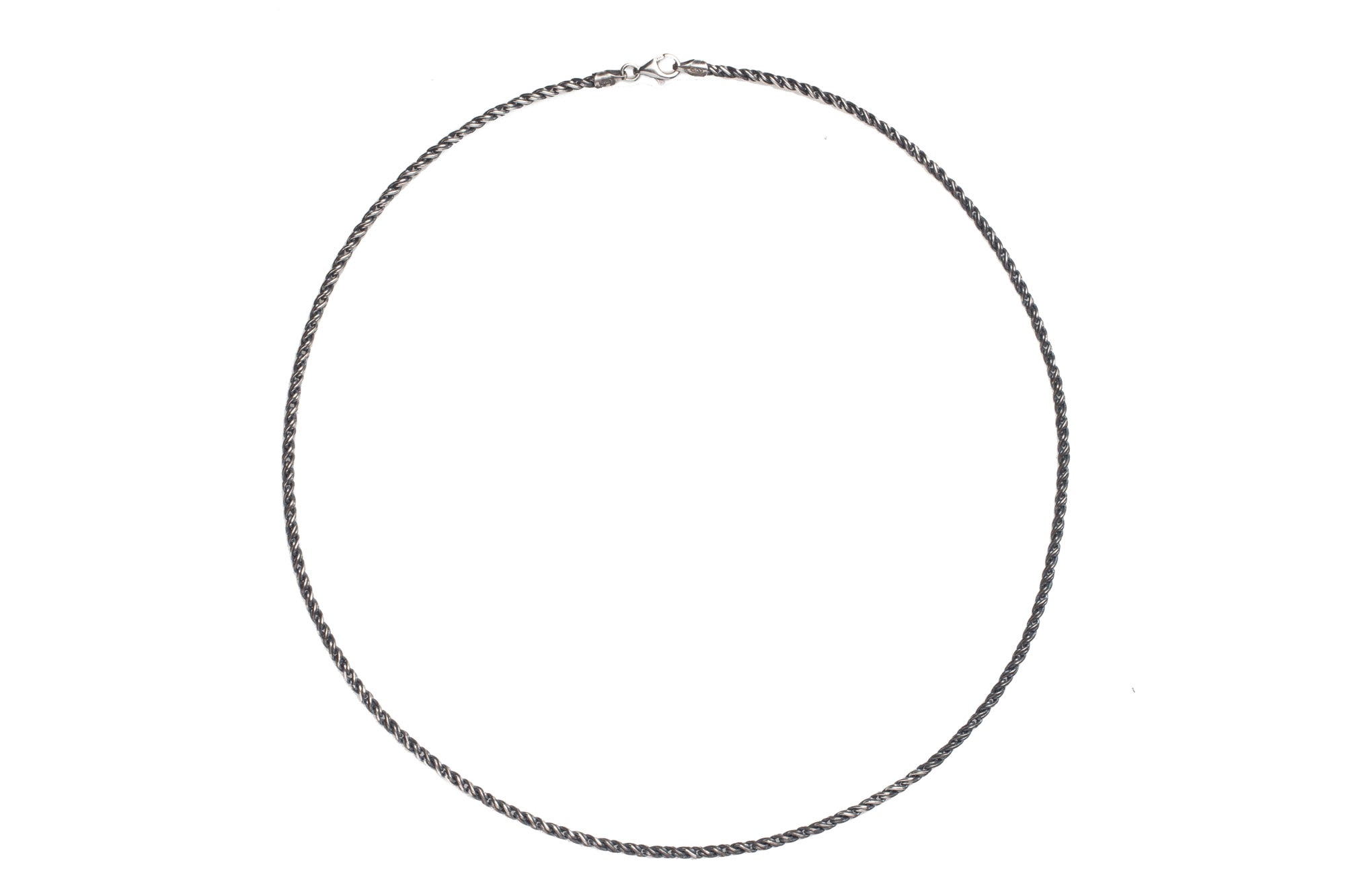 Distressed Silver Wire Chain