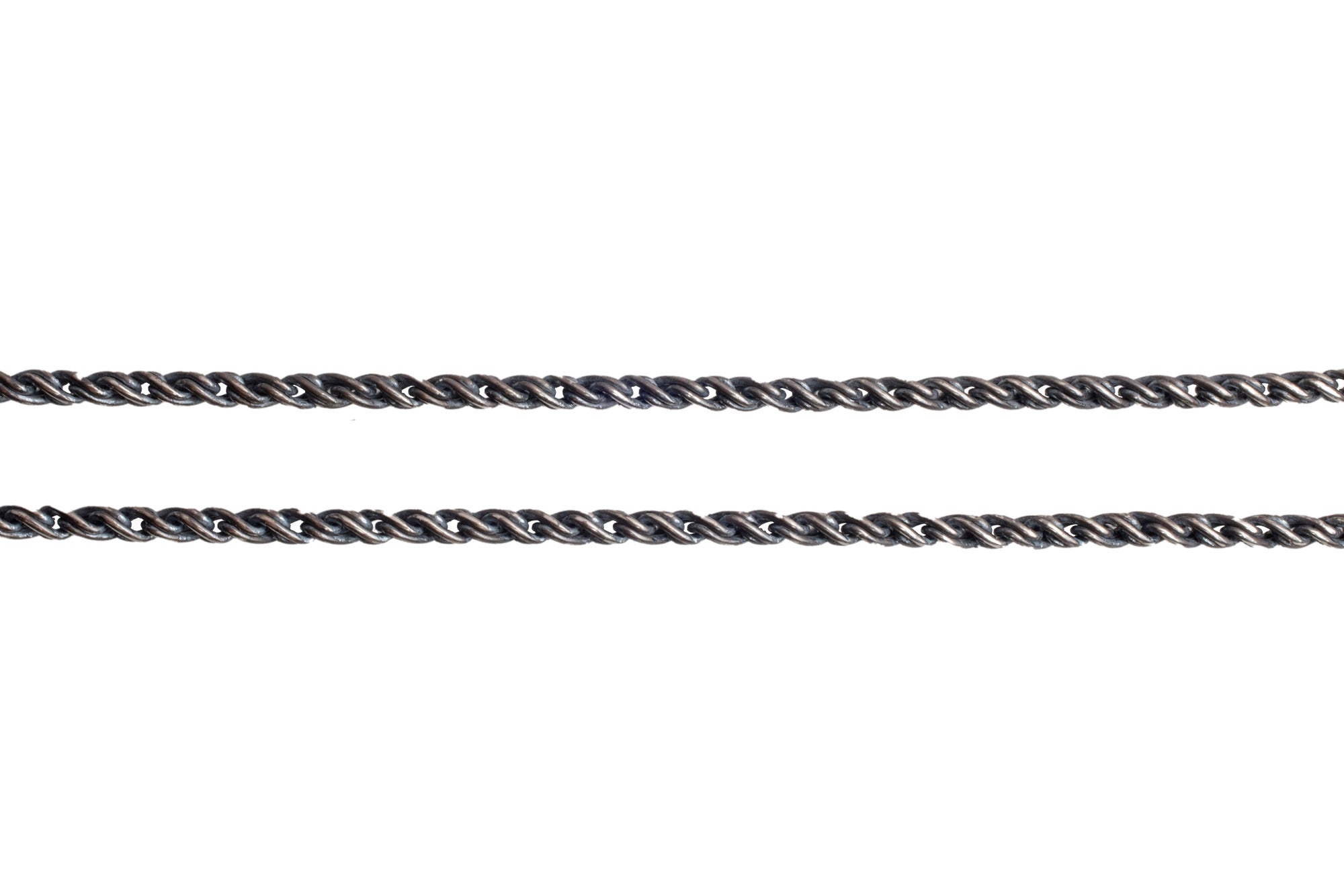 Distressed Silver Wire Chain