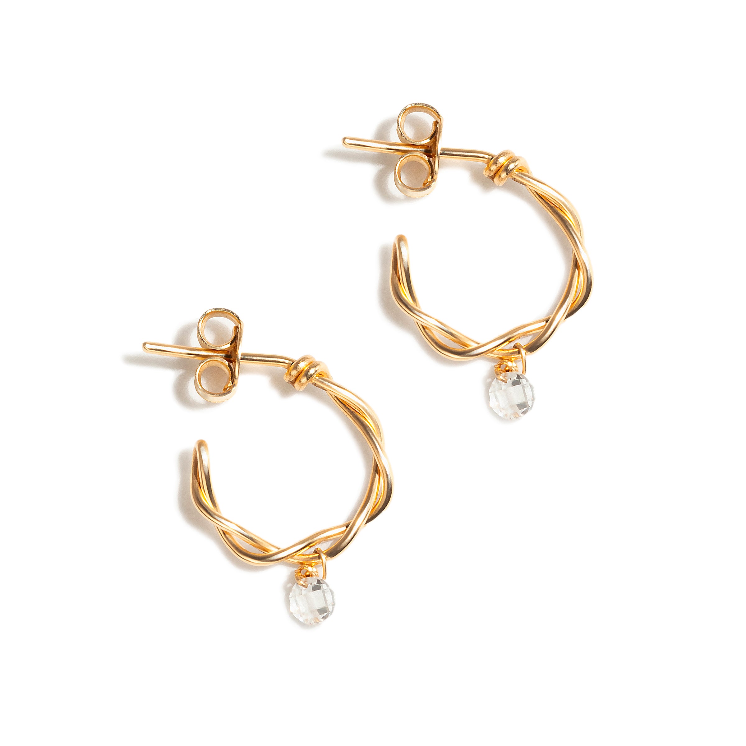 Lalita Diamond Hoop Earrings
