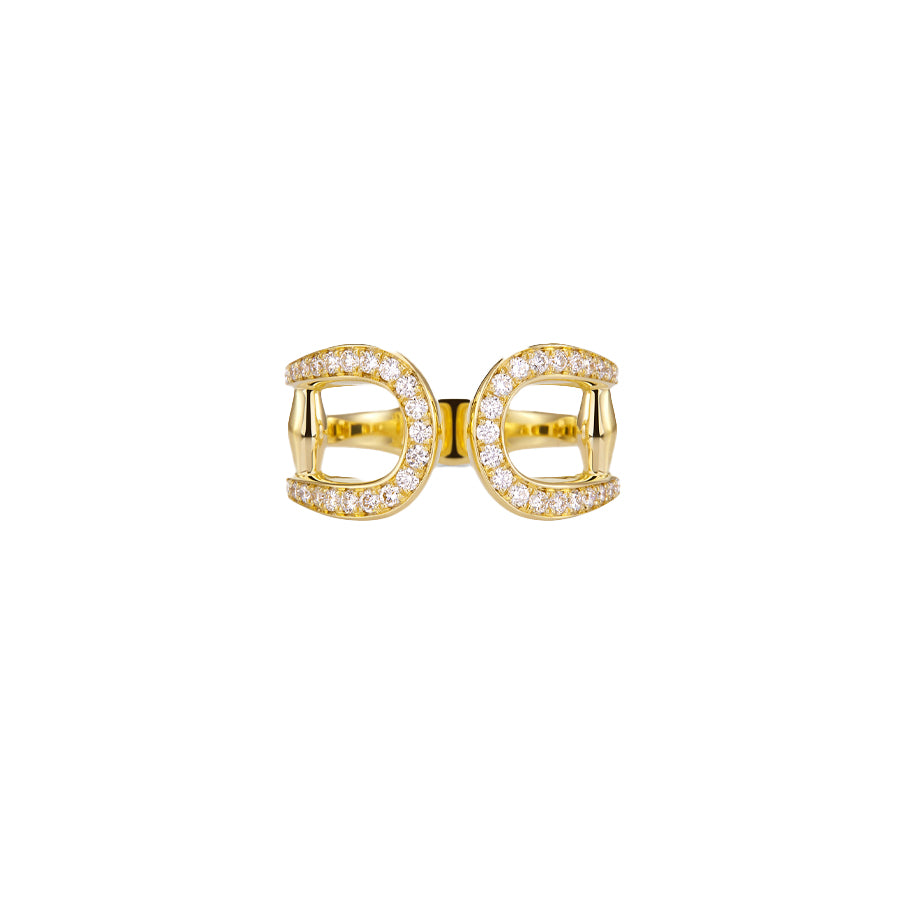 Horsebit Saddle Ring