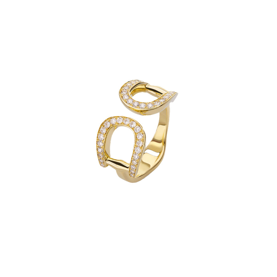 Horsebit Saddle Ring