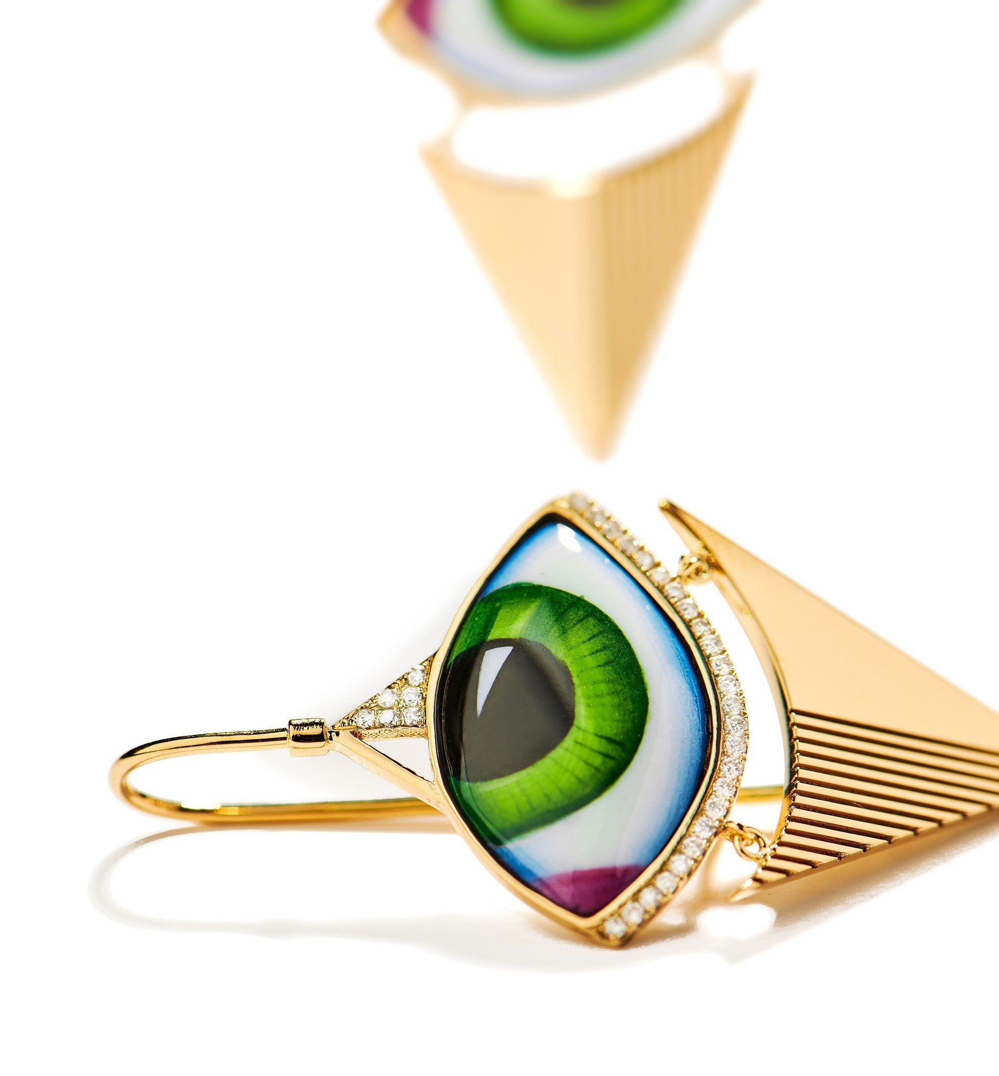 Osiris Grand Vert Diamond Earrings