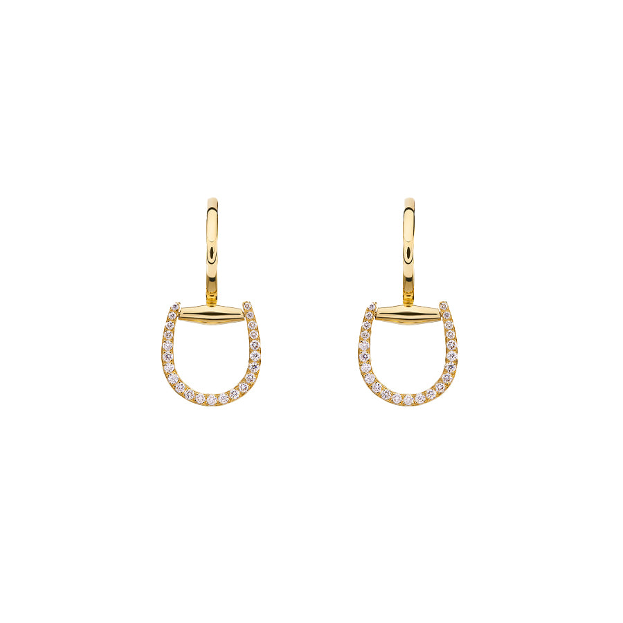 Horsebit Hoop Earrings