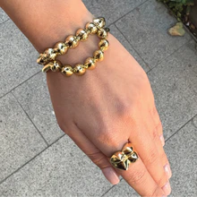 Smiley Spiked Bracelet