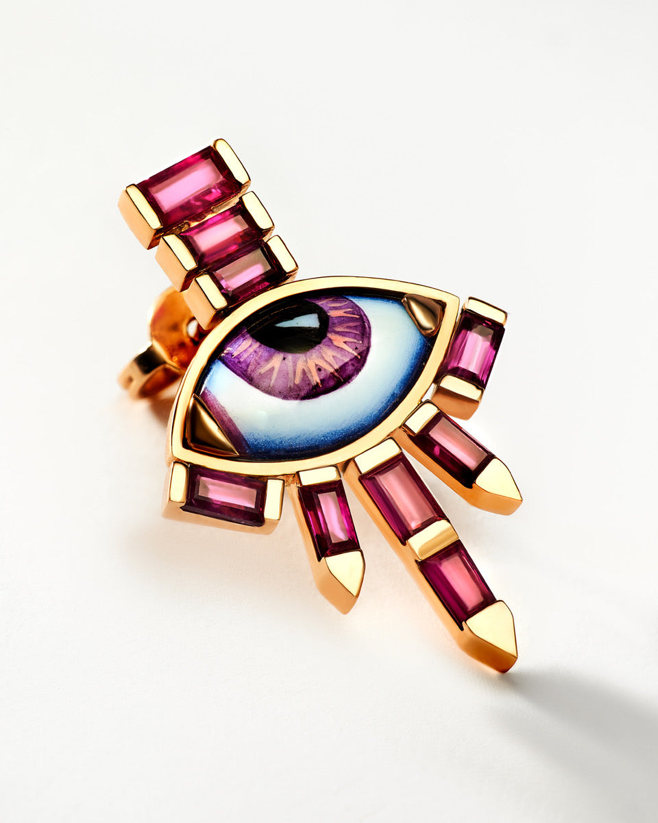 "Les Flammes" Pair of Earrings
