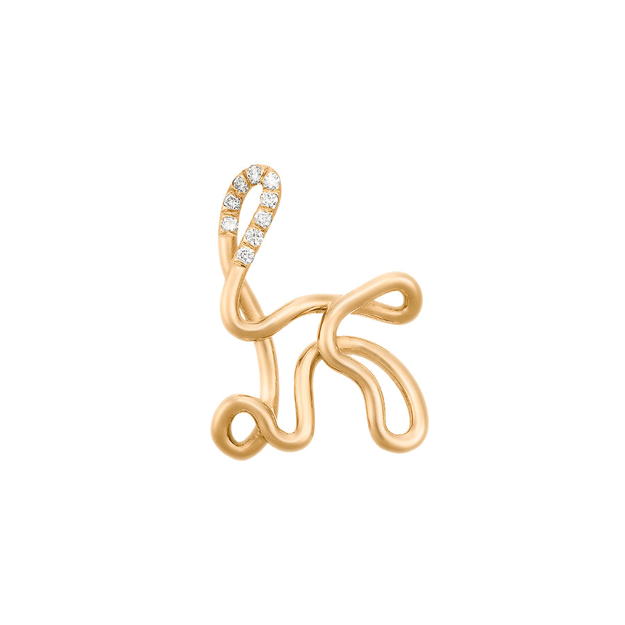 Alphajoaillerie Necklace - Letter K