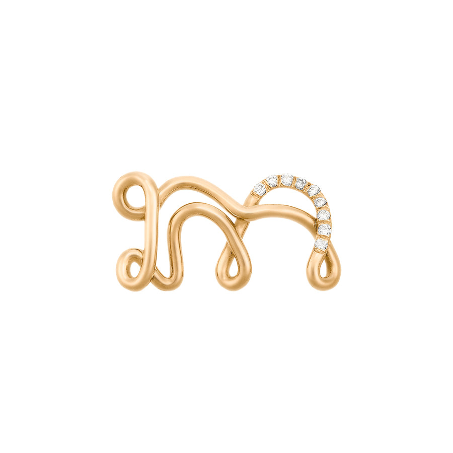 Alphajoaillerie Necklace - Letter M