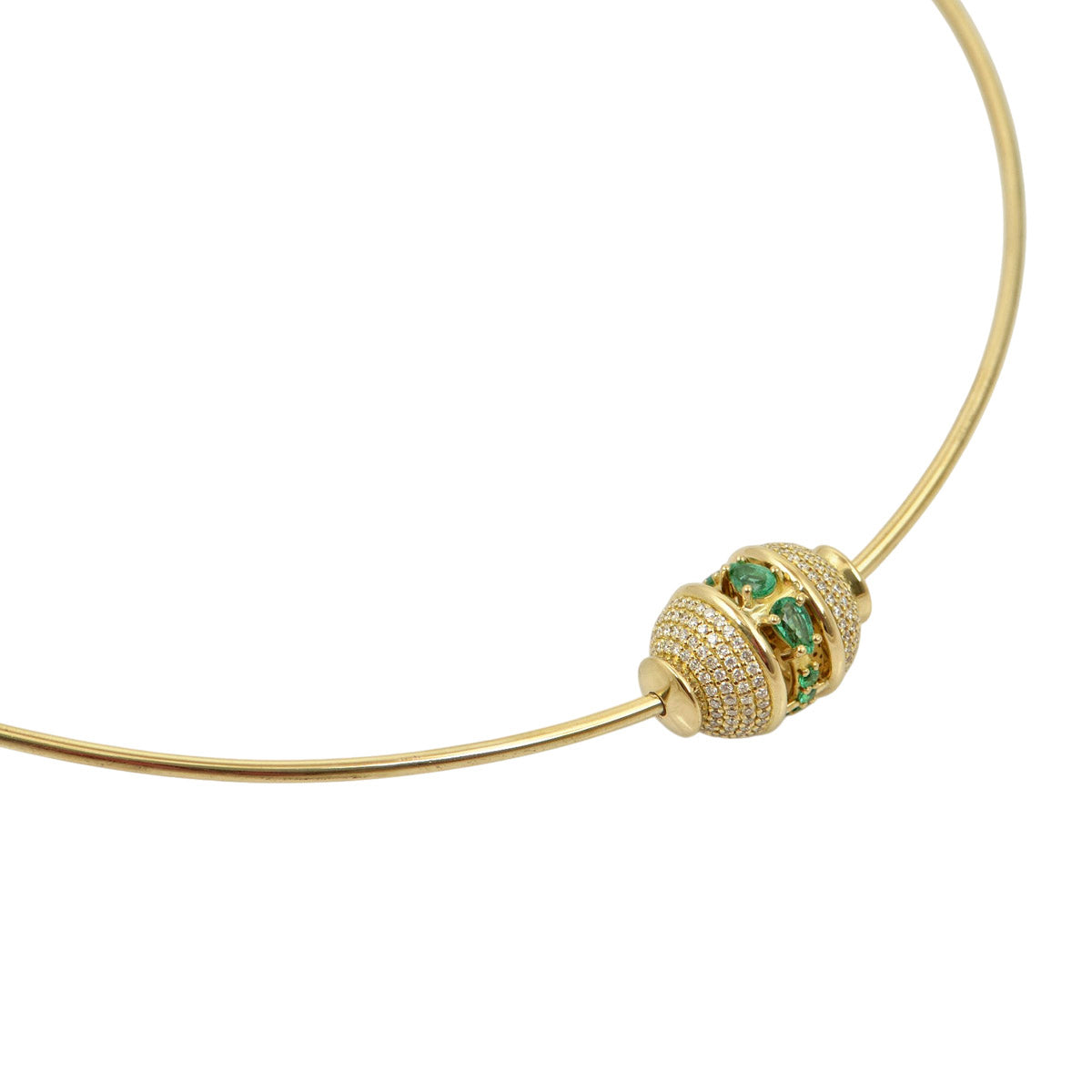 Diamond & Emerald Choker