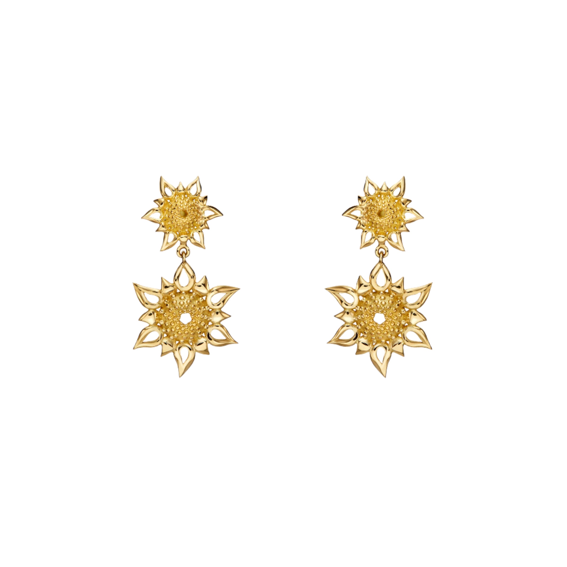 Apollo Echinus Double Hybrid Earrings