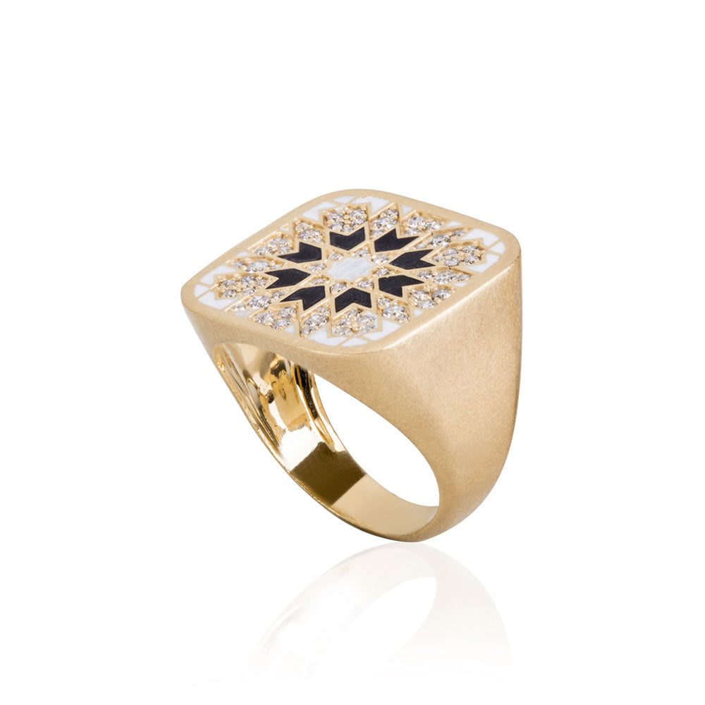 Blat Beirut Black Star Ring