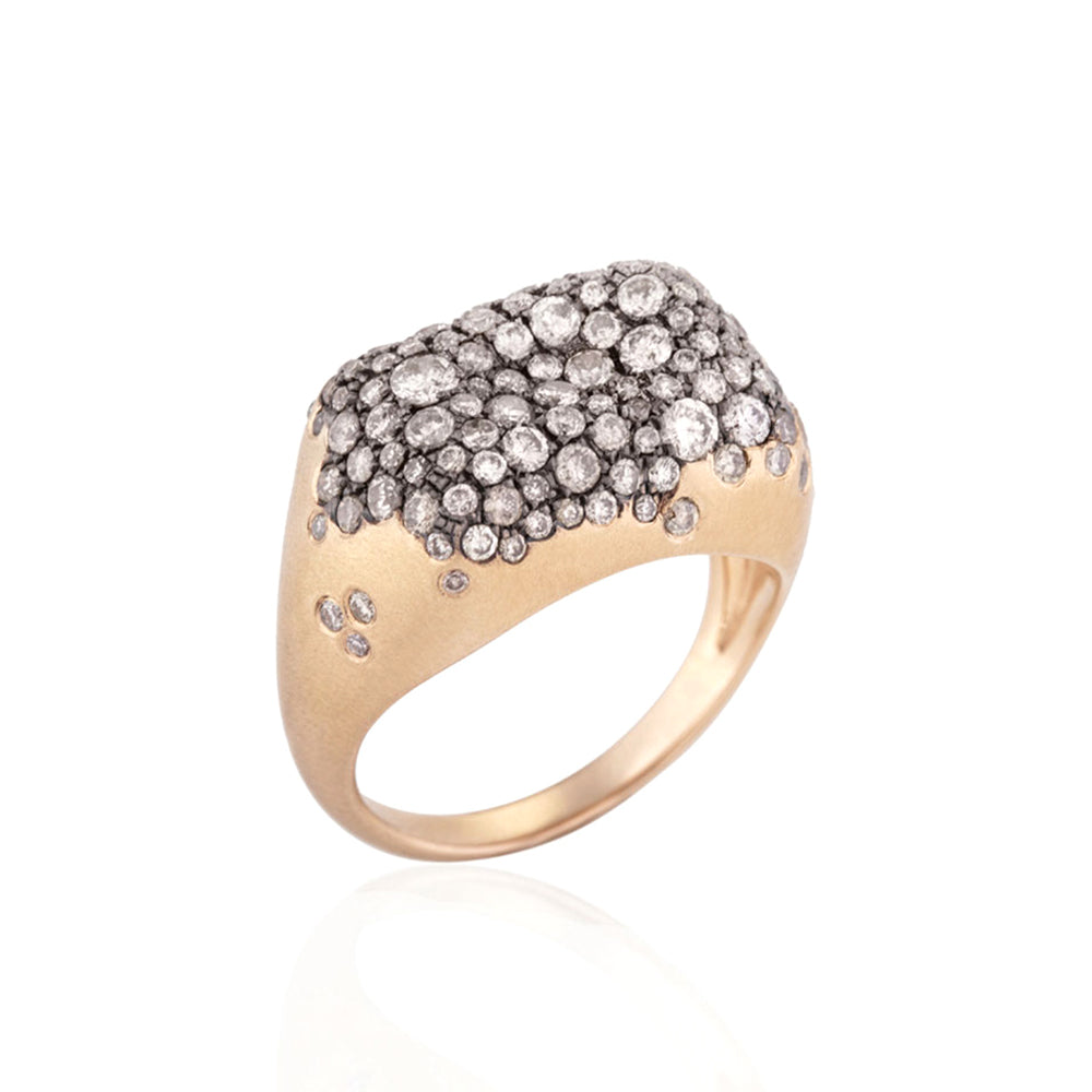 Baby Malak Original Champagne Rectangle Ring