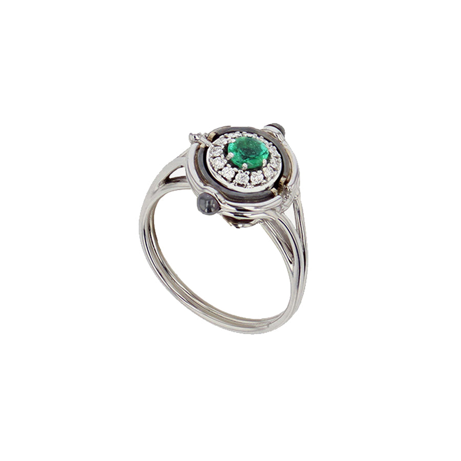 Bague-Mira-Émeraude-Argent_ouvert