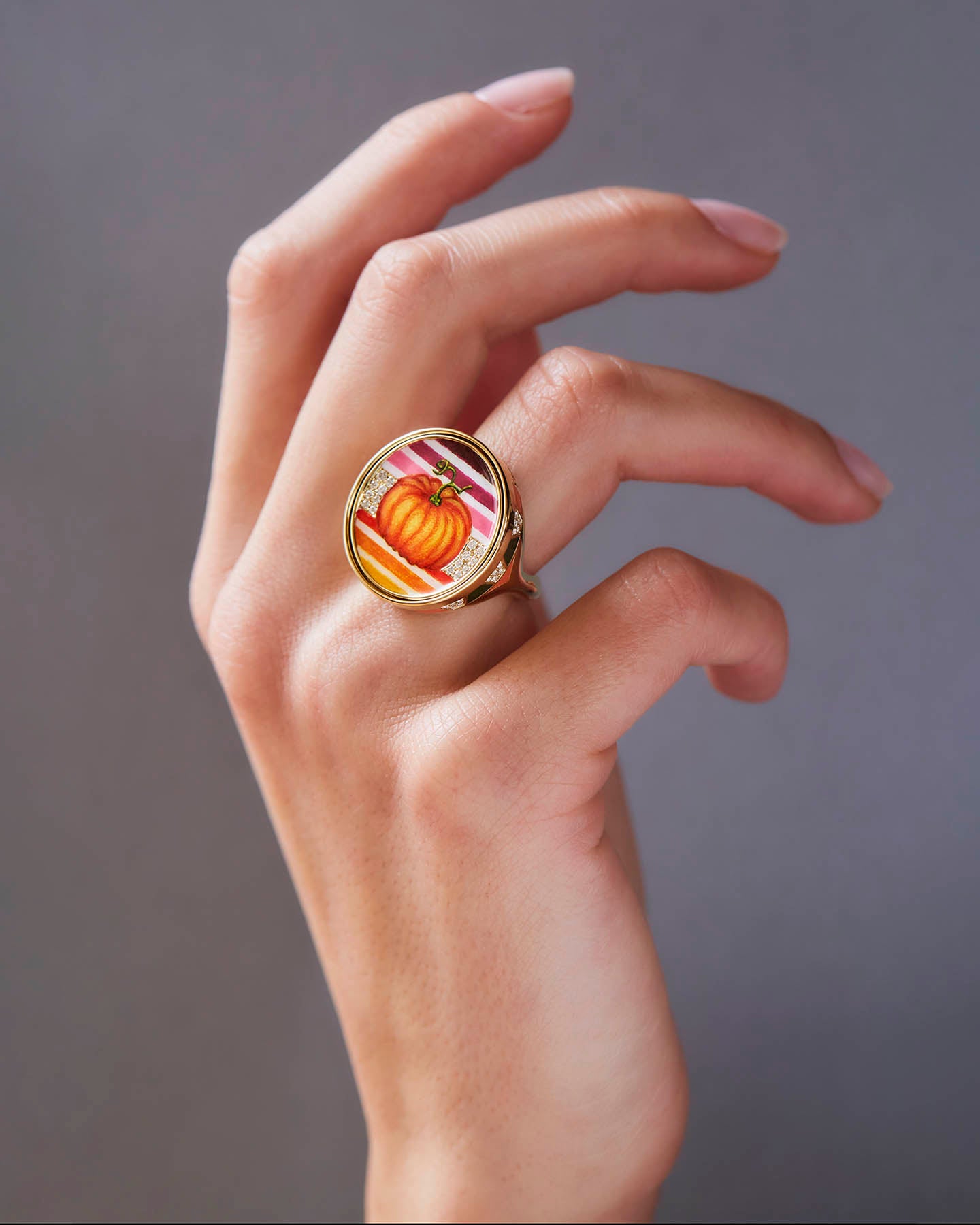 Pumpkin of Two Halves Ring