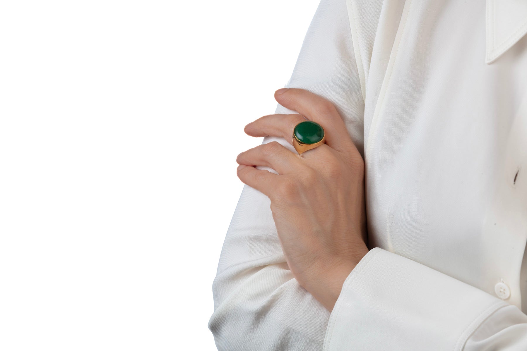 Jade Gold Ring
