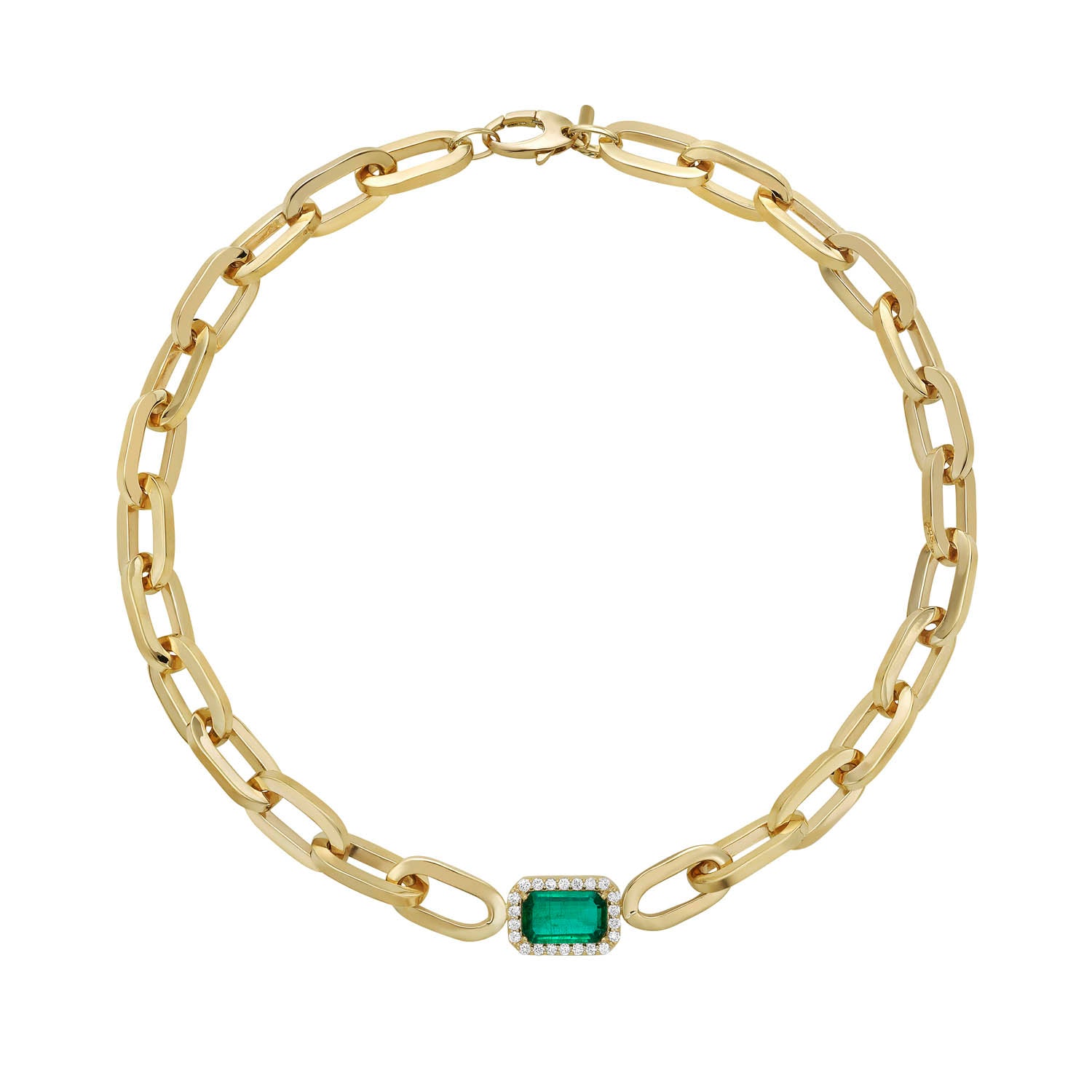 Joy Signature Jumbo Link Emerald Chain
