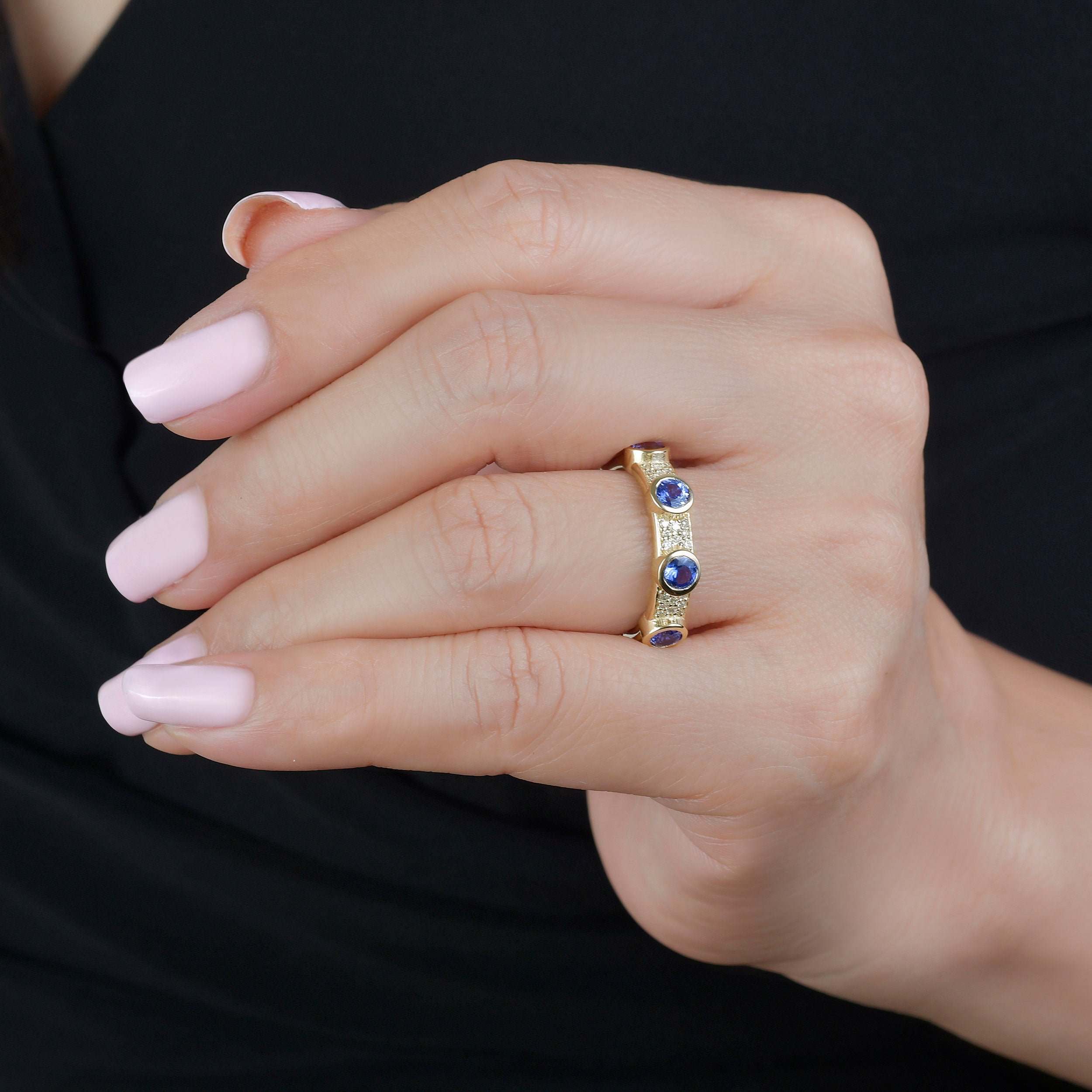 Aurelia Tanzabite Stackable Ring