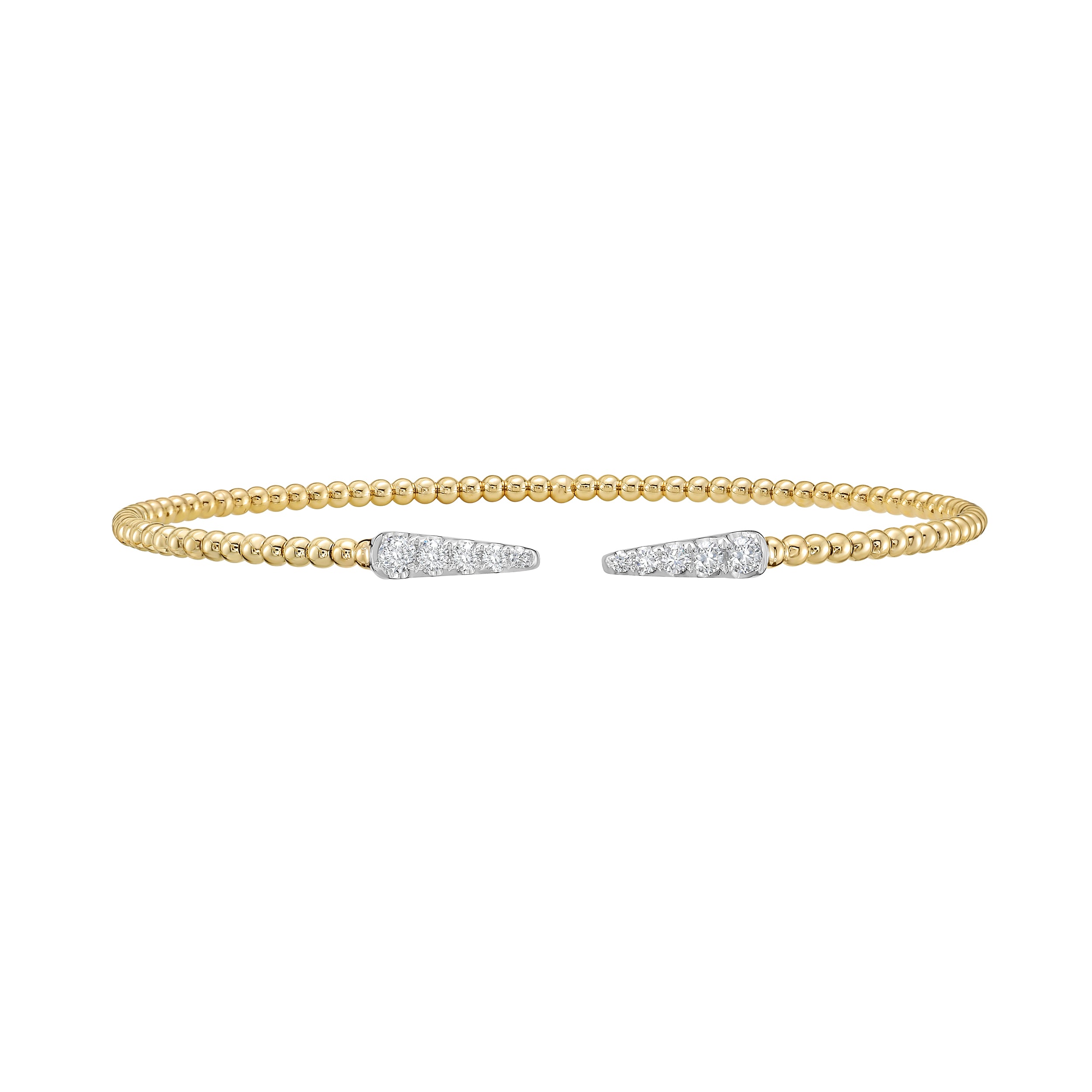 Diamond Claw Cuff Bangle