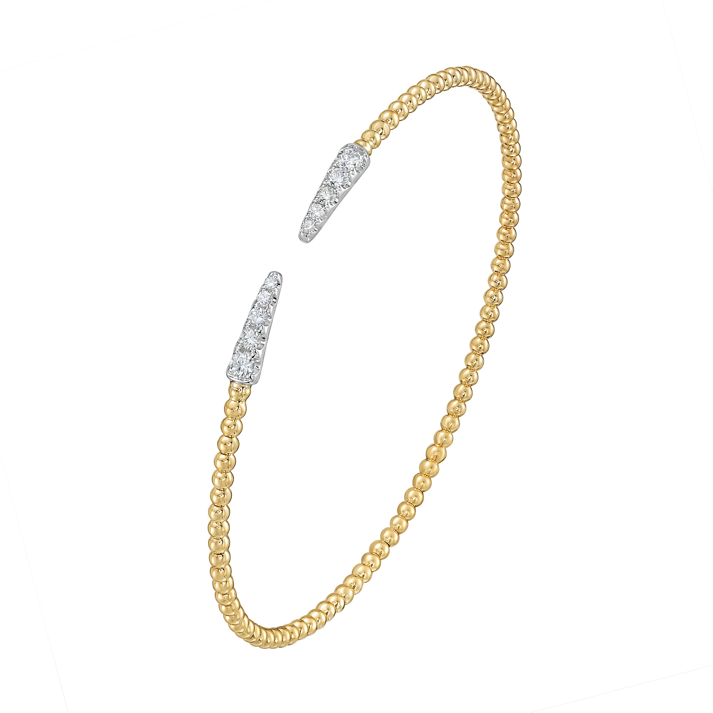 Diamond Claw Cuff Bangle