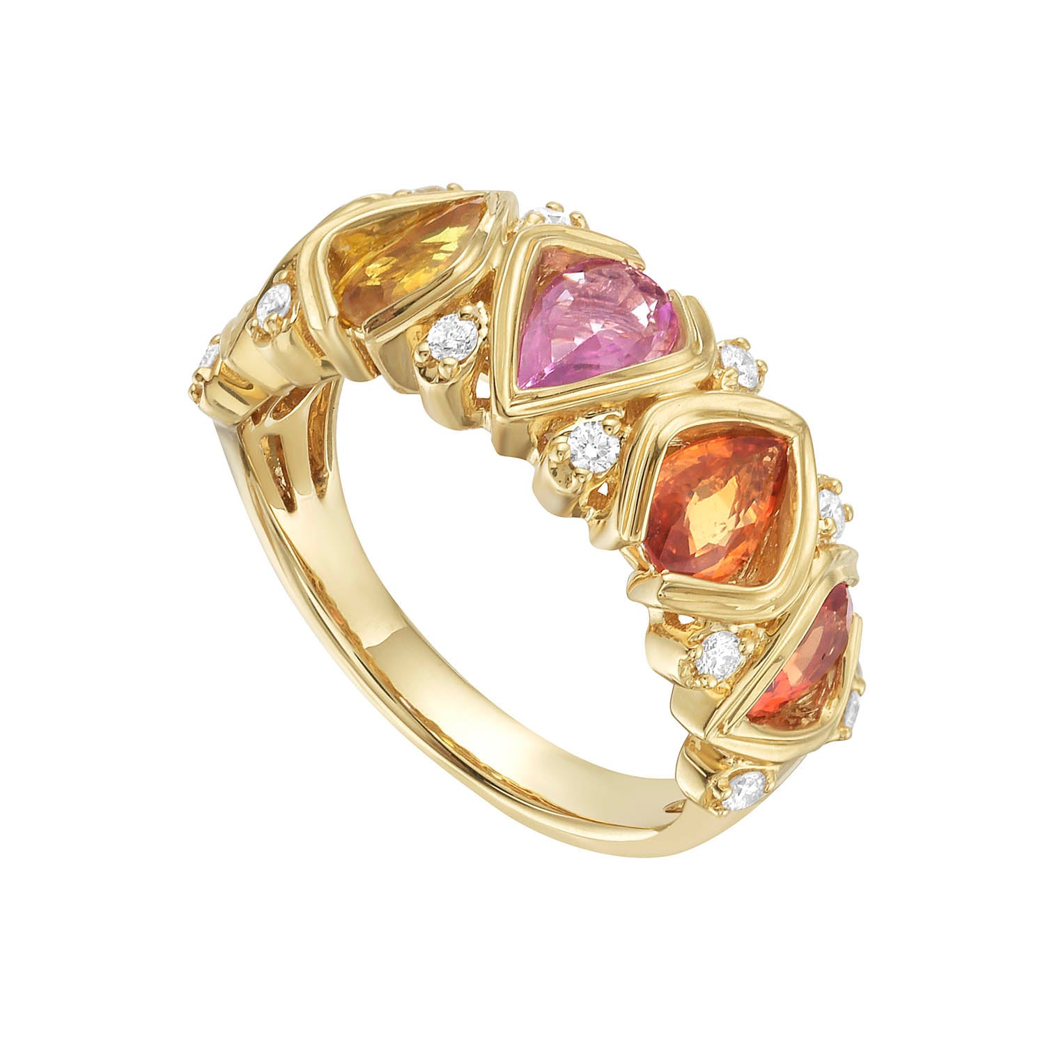 Multi Tourmaline Ring