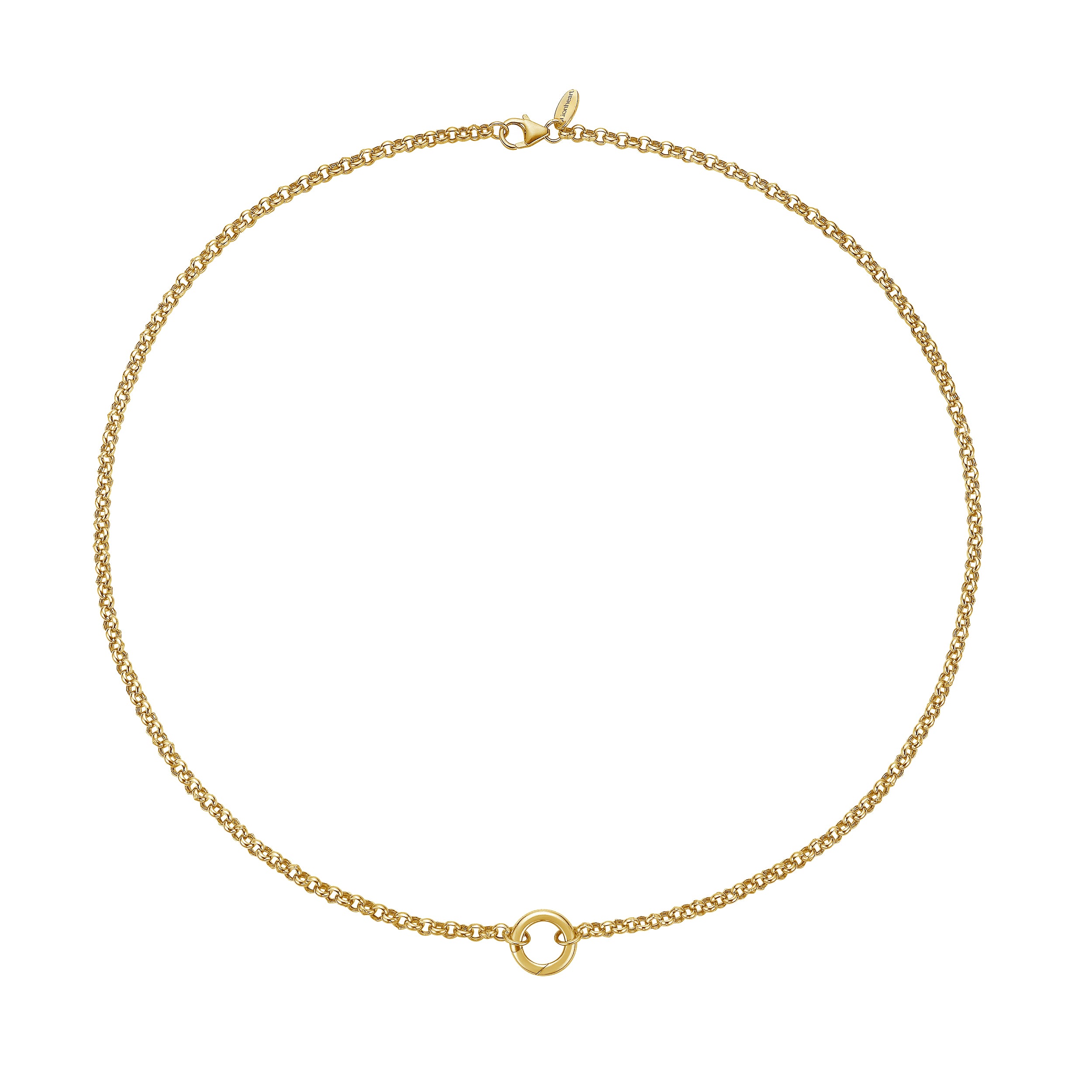 Rolo 4mm Link Chain with Jump rings and Connector