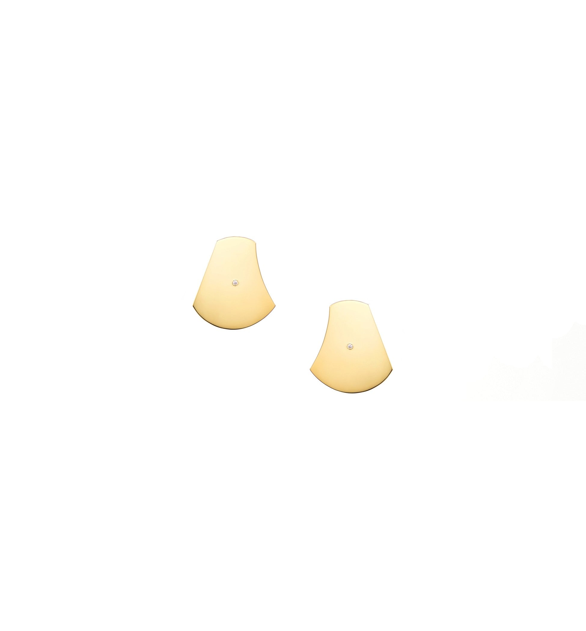 Bell Shaped Diamond Earrings