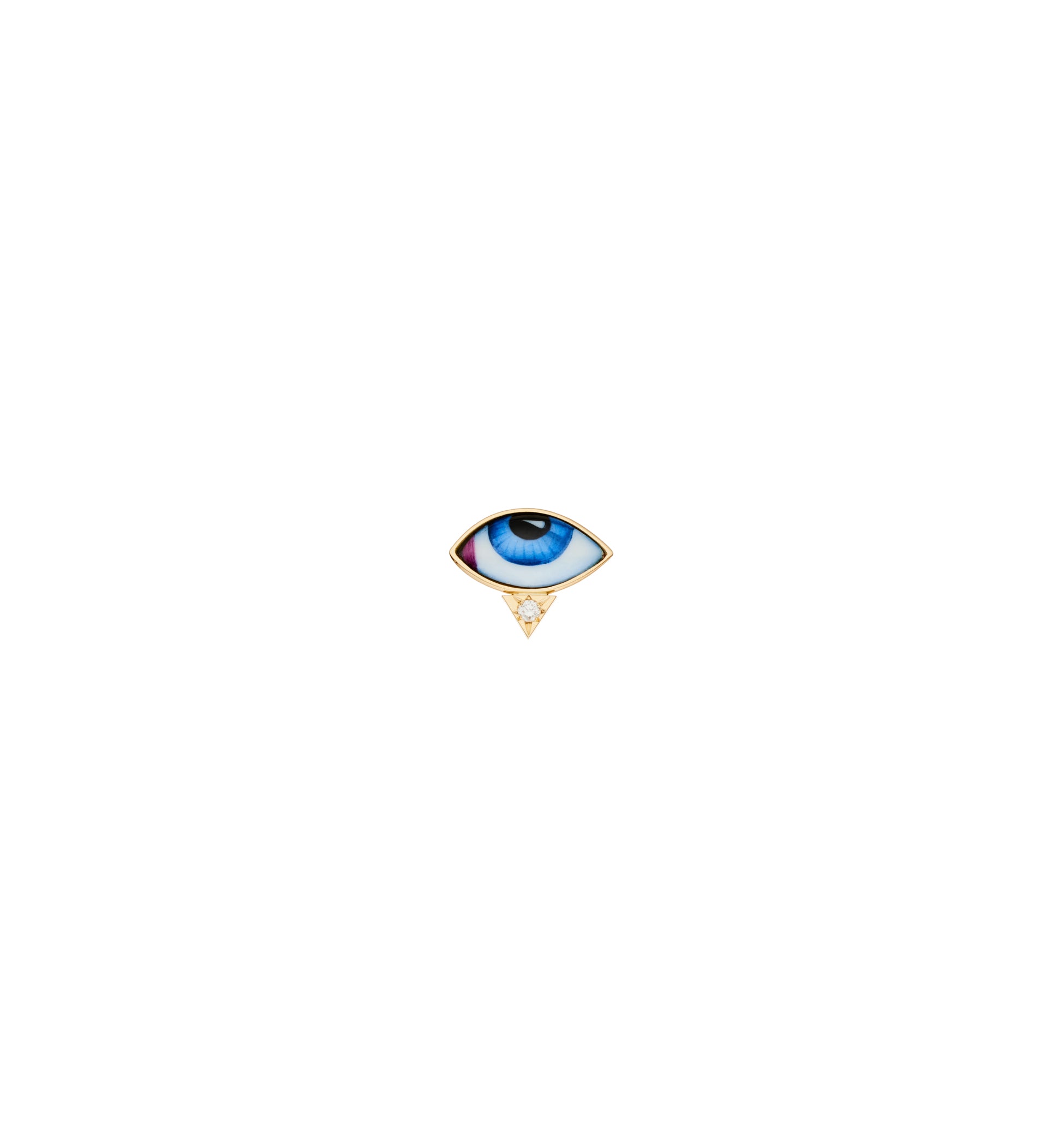 Petit Bleu Diamond Single Earring