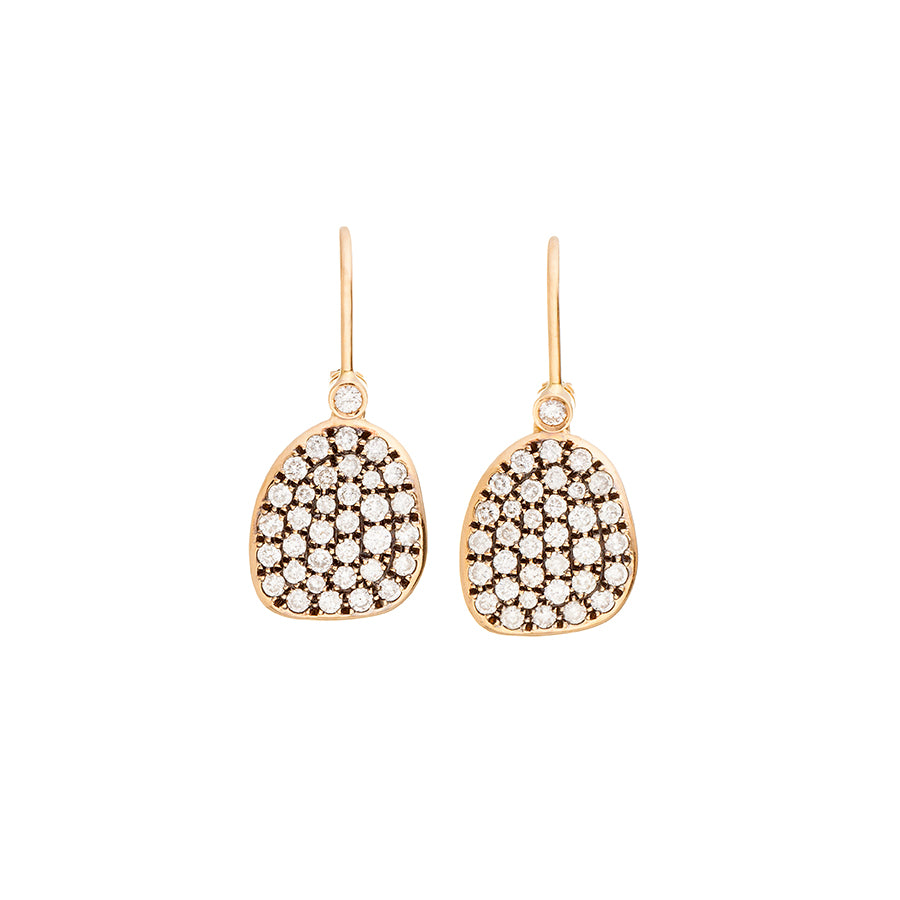 Galet Large Earrings with Diamonds Alia Mouzannar