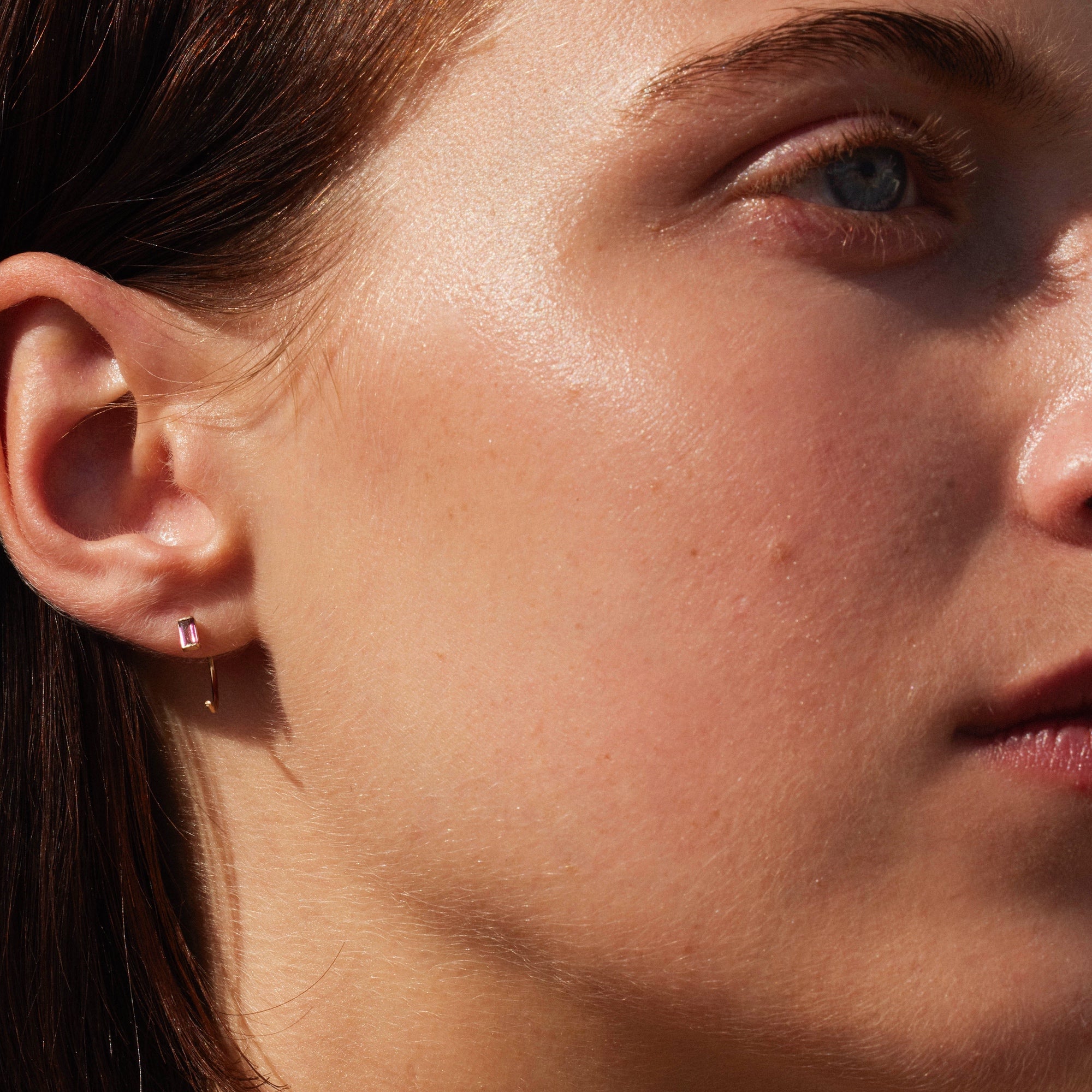 Muse Tourmaline Hook Earrings Eikosi Dyo