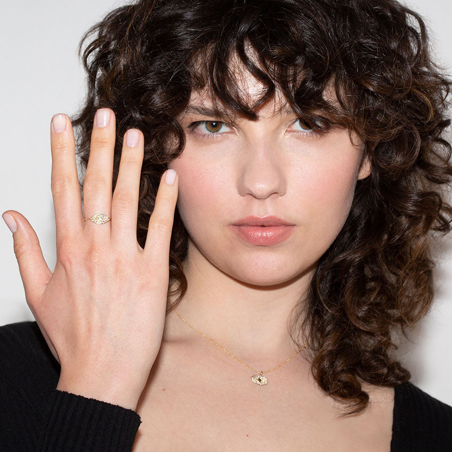 Greek Eye Ring