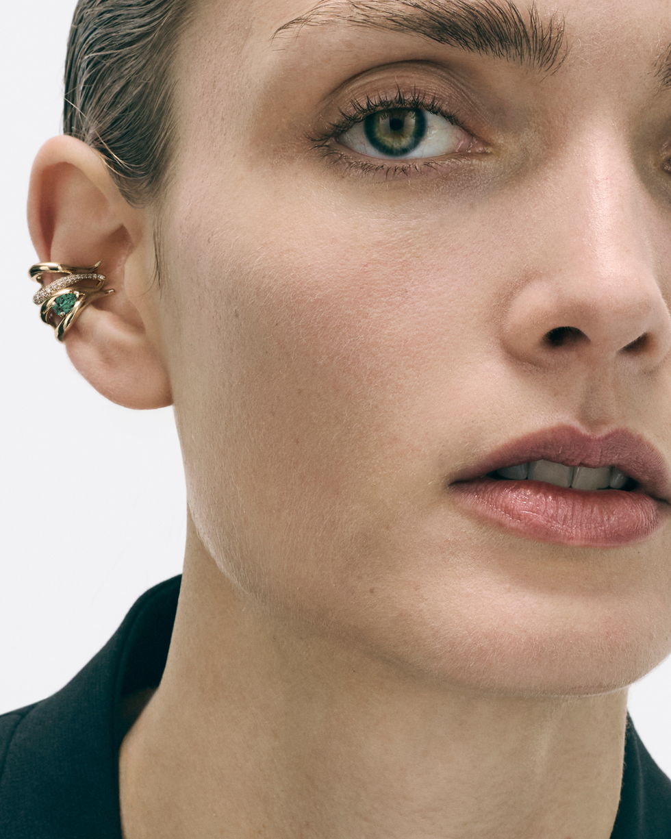 Eboris Emerald Ear Clip