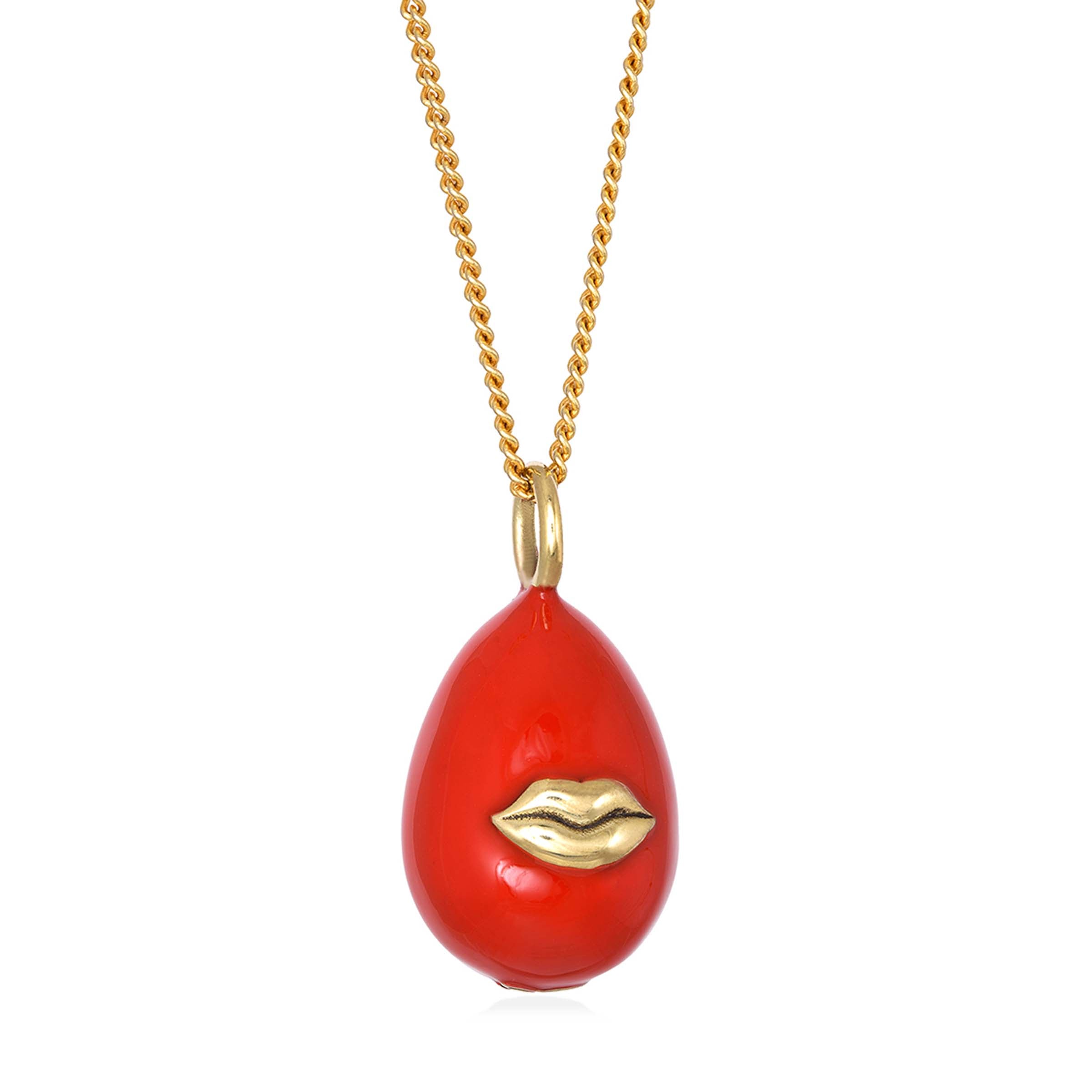 Easter Egg Pendant with Lips