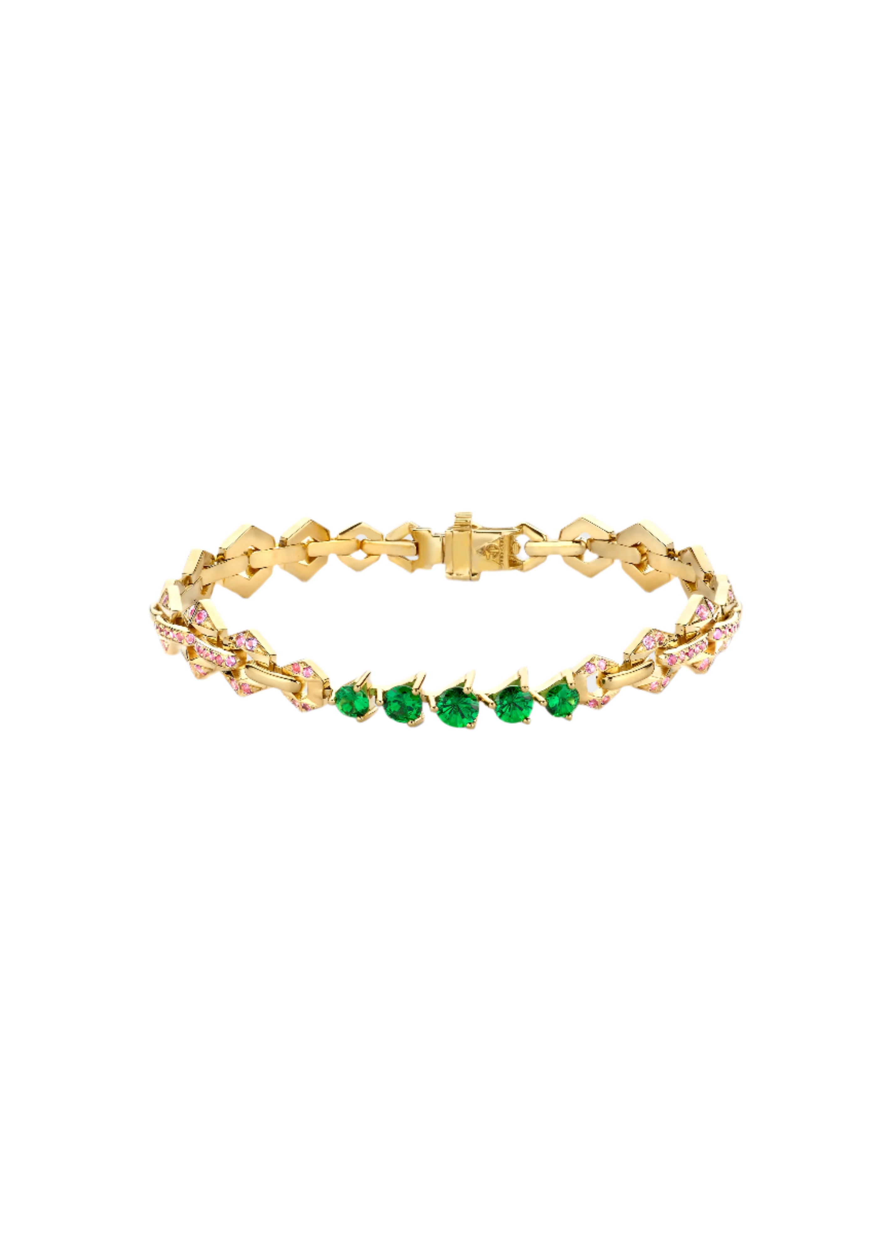 Bond Flow Tsavorite Amethyst Bracelet