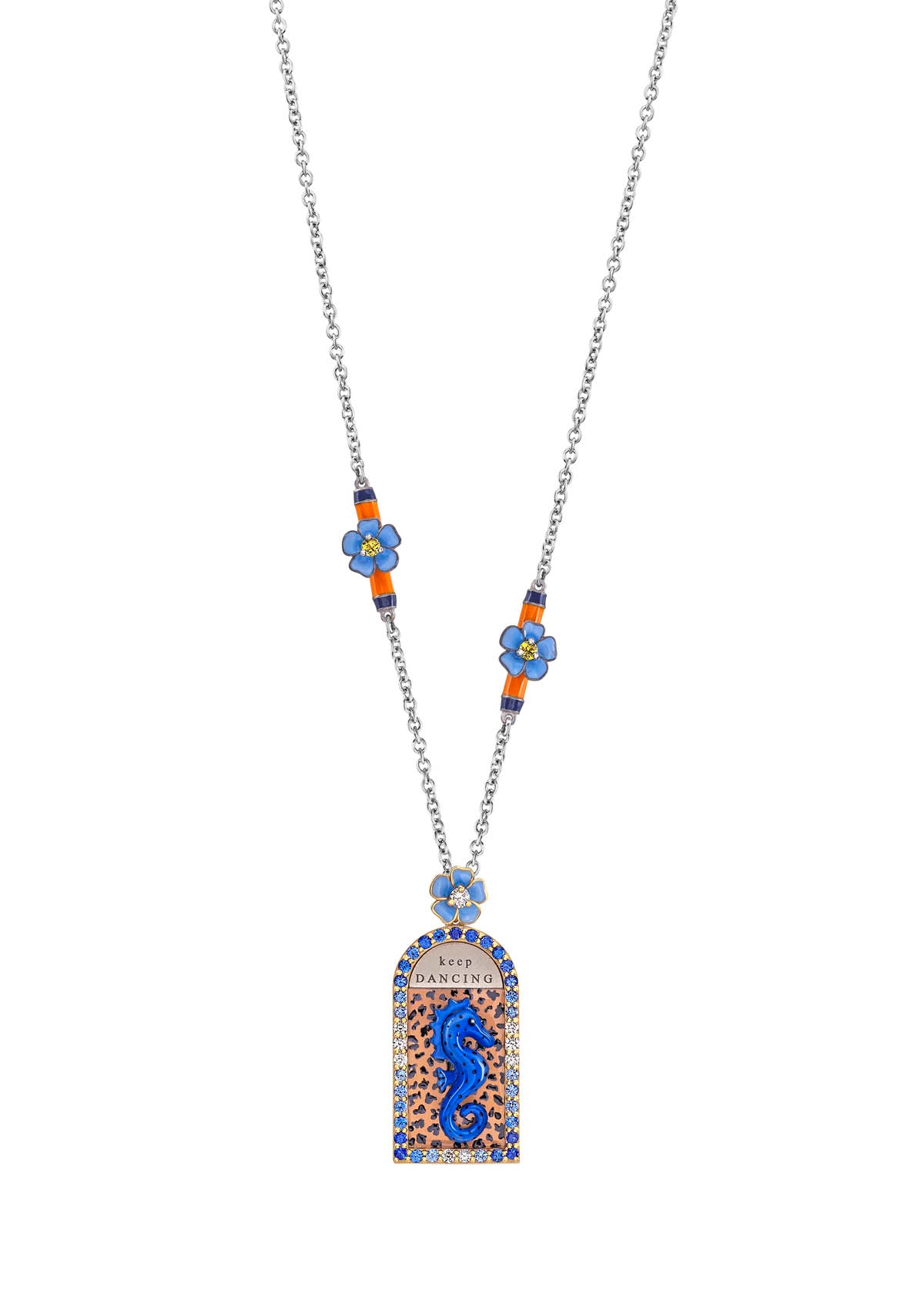 Keep Dancing Seahorse Pendant