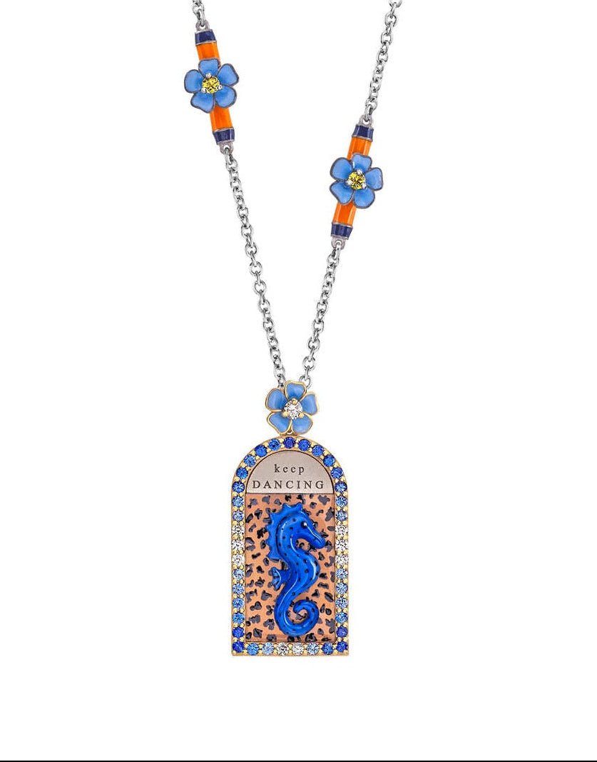 Keep Dancing Seahorse Pendant
