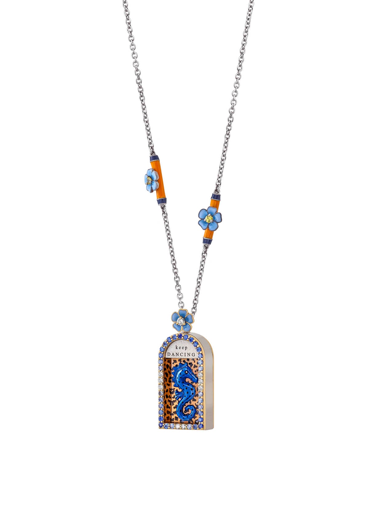 Keep Dancing Seahorse Pendant