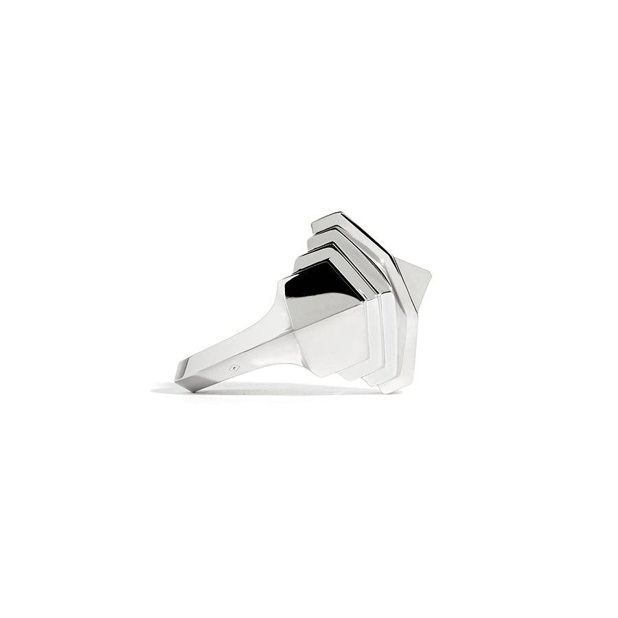 FSJ249-bague--Rockaway-pyramid-argent-vue-profil-fond-blanc-ombre