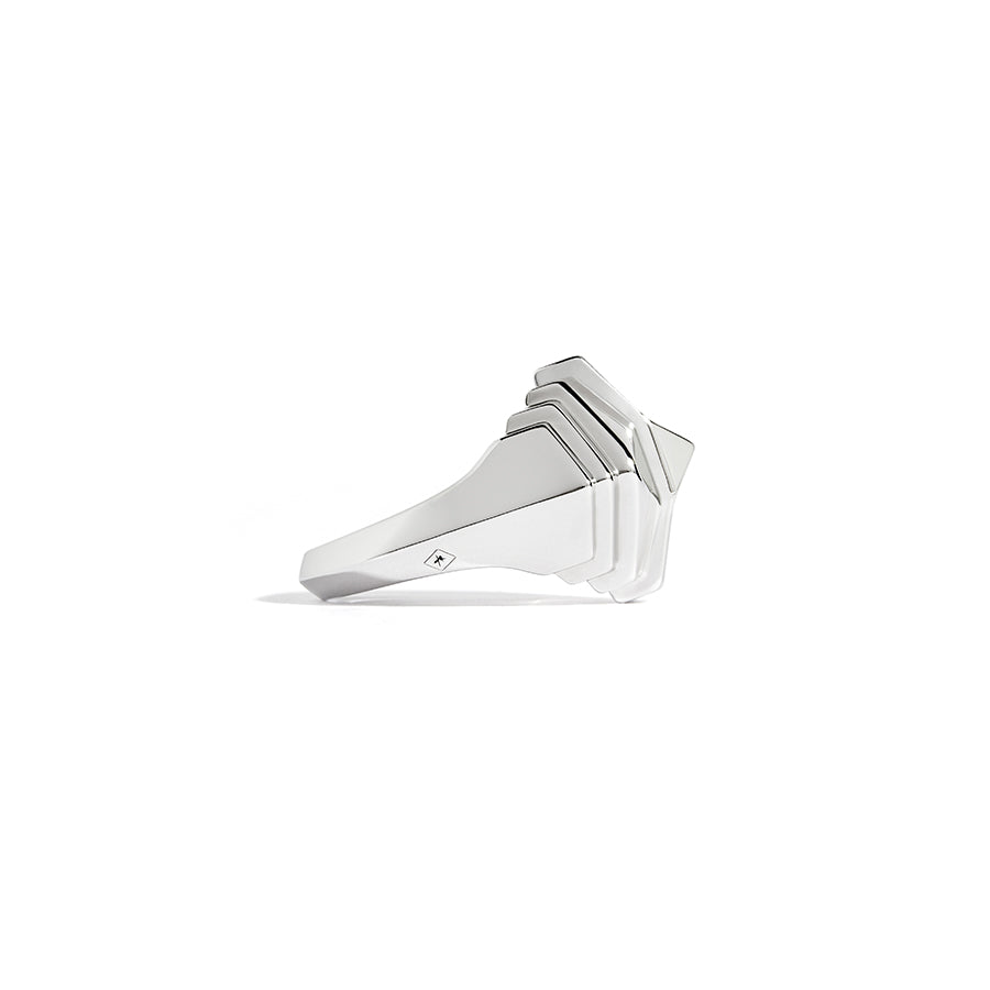 Ring Rockaway Mini Pyramid Silver