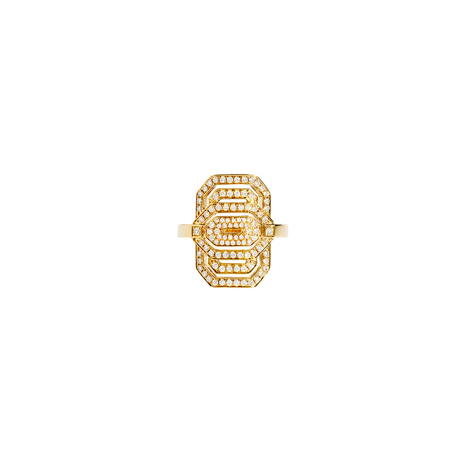 18K Gold Mini My Way Diamond Ring