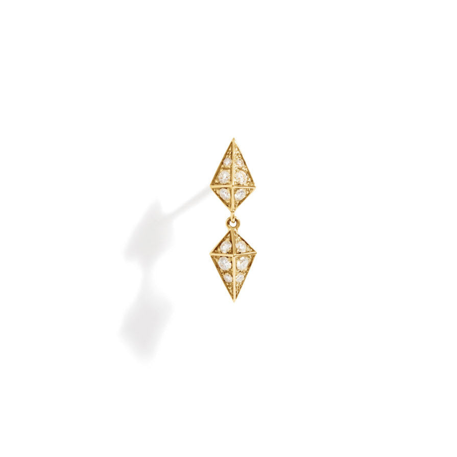Rockaway Single Earring  with Diamonds