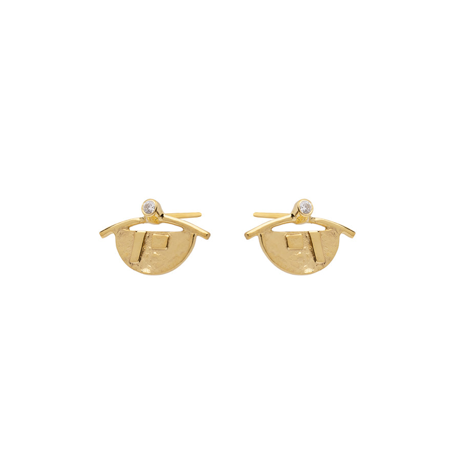 Flair Artisanal Stud Earrings Fotini Psarouli