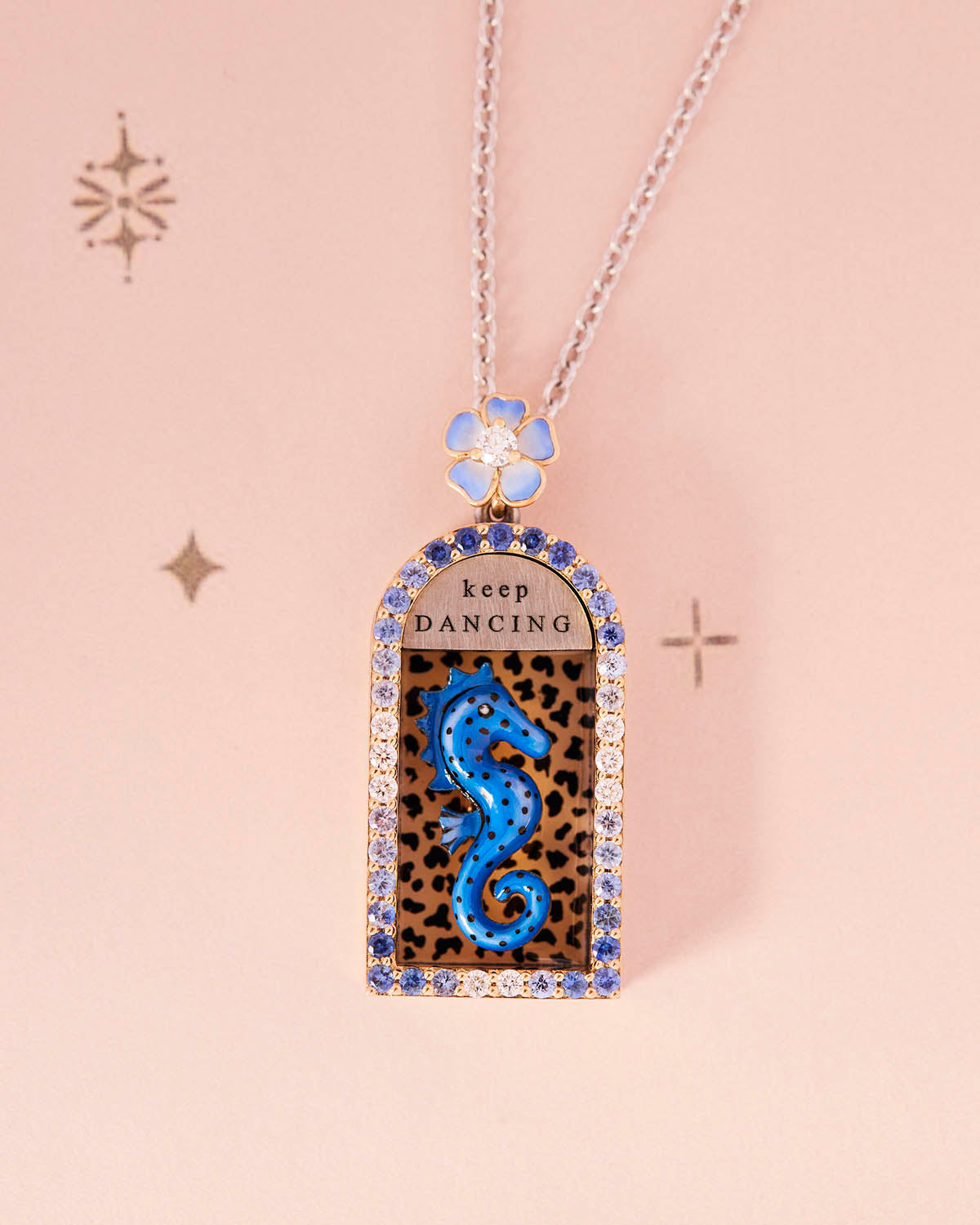 Keep Dancing Seahorse Pendant