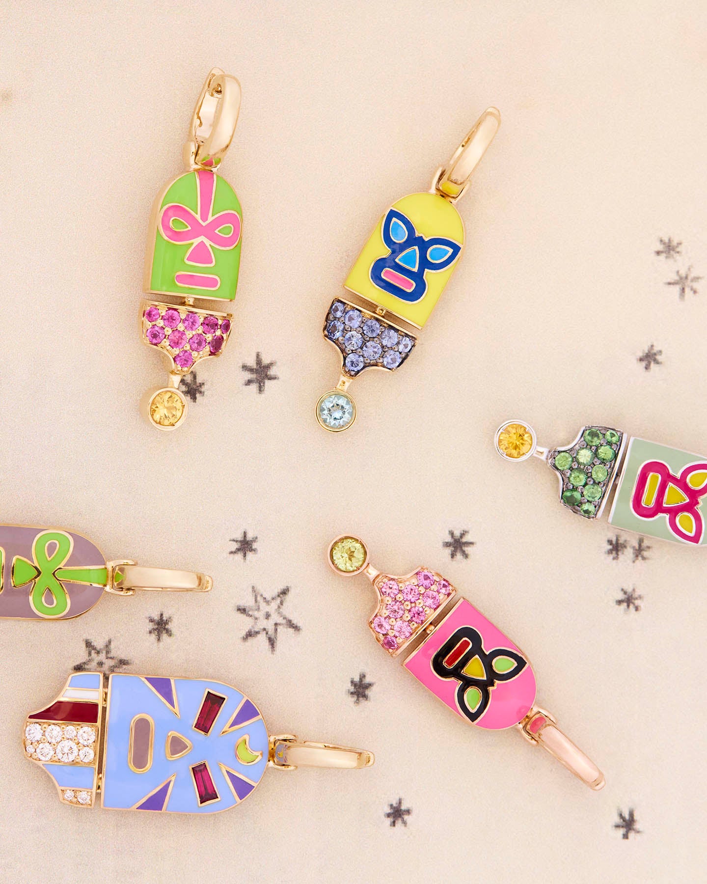 The Hurricane Sees Green Charm Pendant