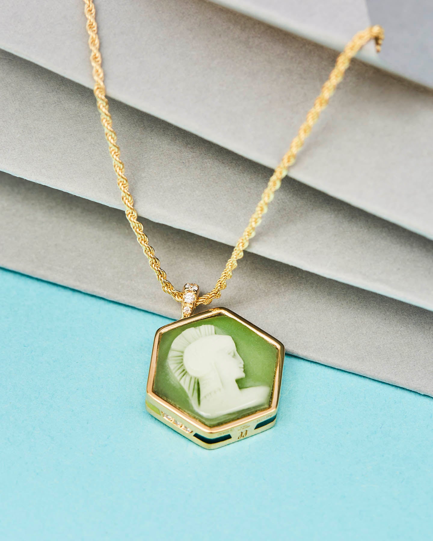 Got The Bug Green Pendant Necklace